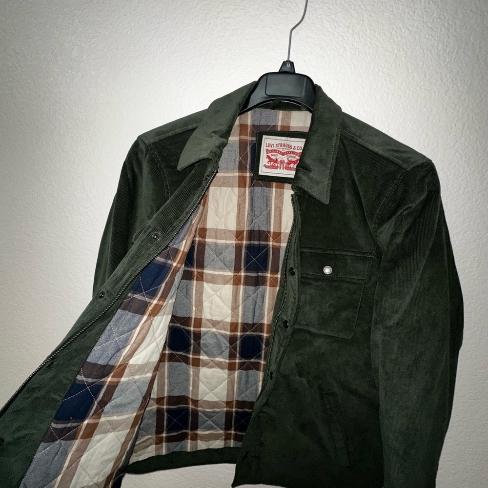 Levi's Olive Corduroy Jacket